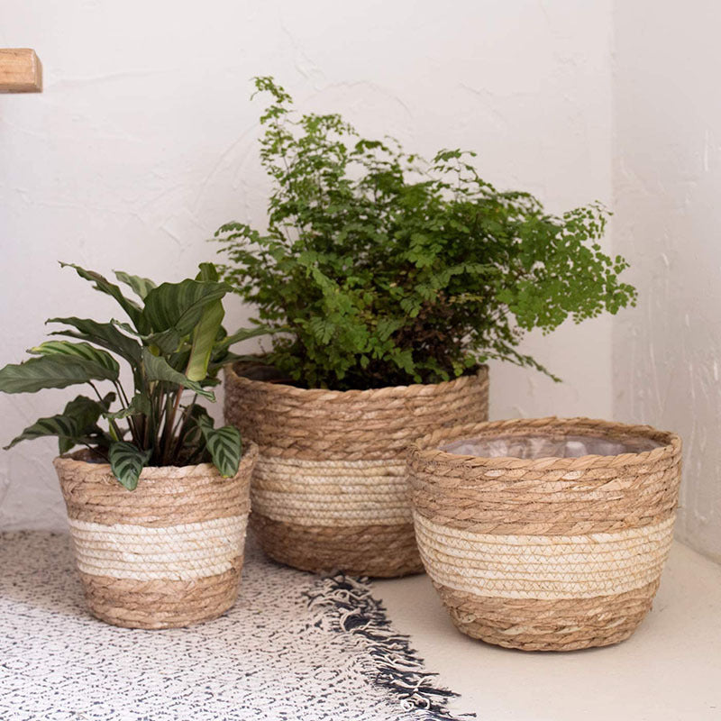 Straw Planting Basket Set