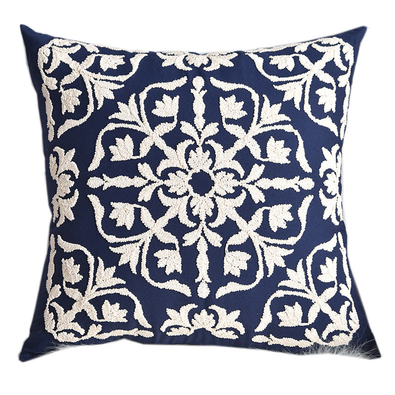 Embroidery Throw Pillow Cover