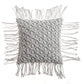Macrame Handmade Square Cotton Throw Pillow Cover