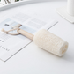 Loofah Kitchen Cleaning Brush with Wooden Handle x 2 Pcs Set