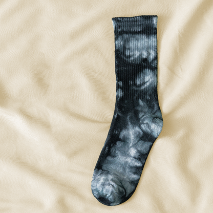 Cotton Tie-Dyed Print Comfort Socks