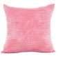 Stripes corduroy plush throw pillow cover