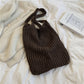 Minimalist Knitting Design Tote Bag