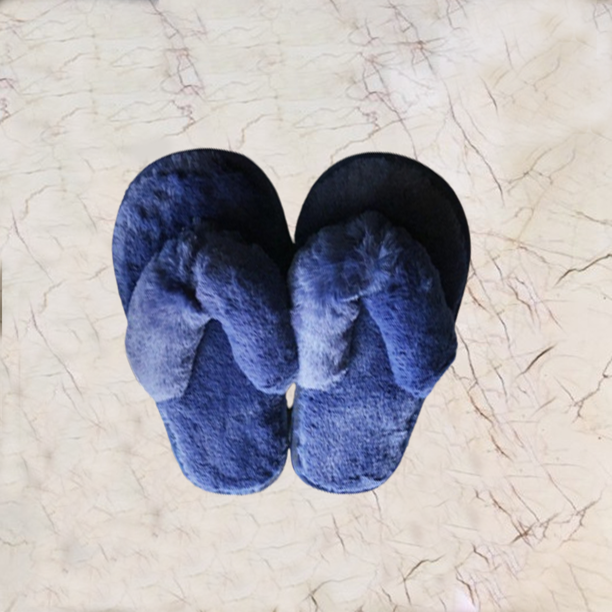 Thong Flip flop Plush faux-fur Slipper