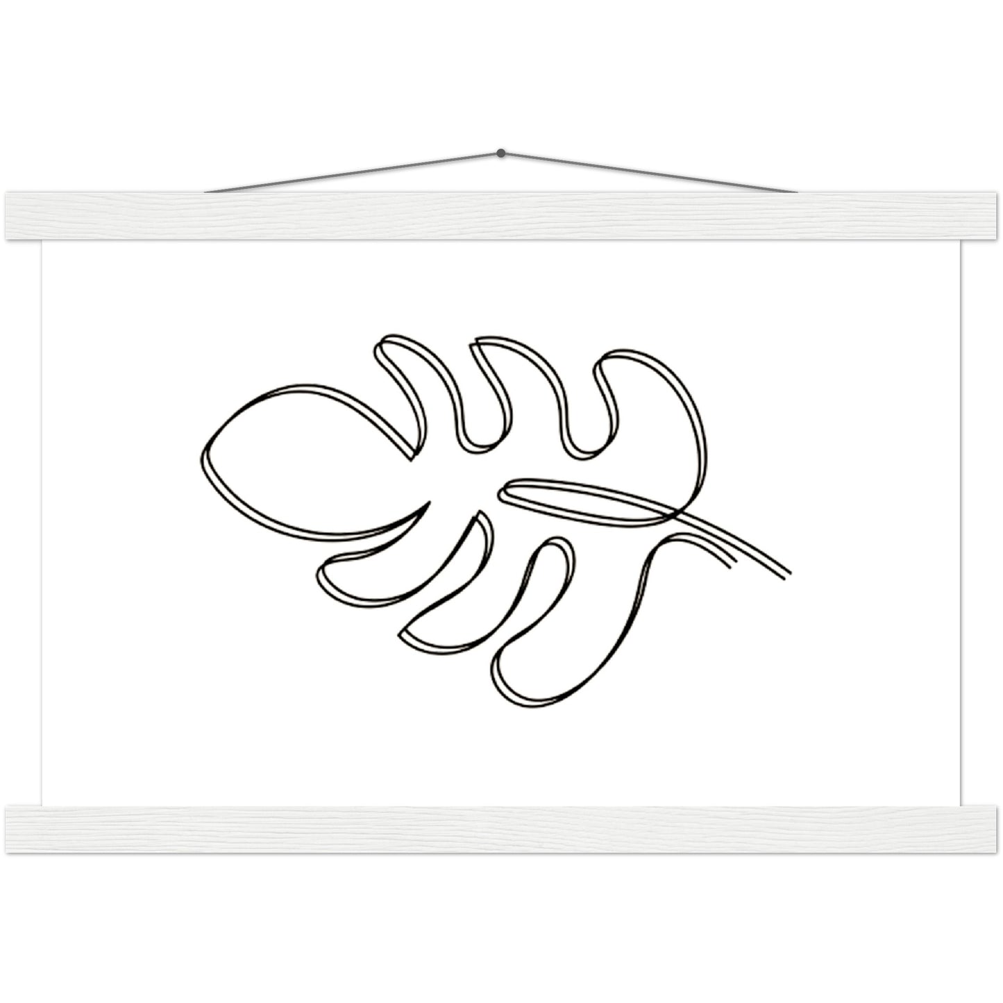 Classic Semi-Glossy Paper Poster with Hanger