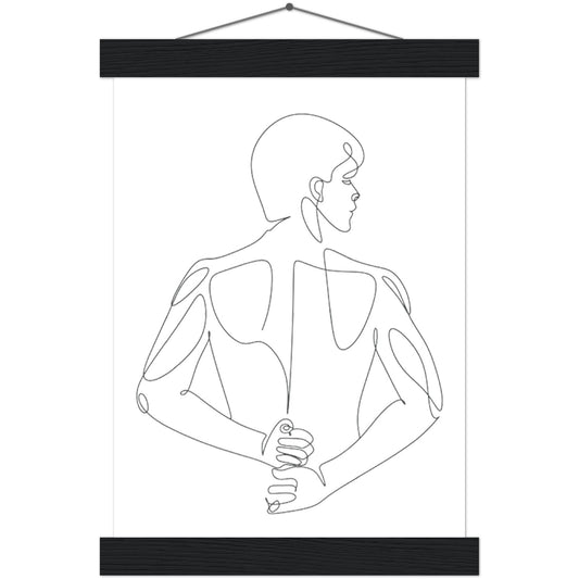 Premium Semi-Glossy Paper Poster with Hanger