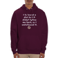 Organic Unisex Pullover Hoodie - Color Print on Both Sides
