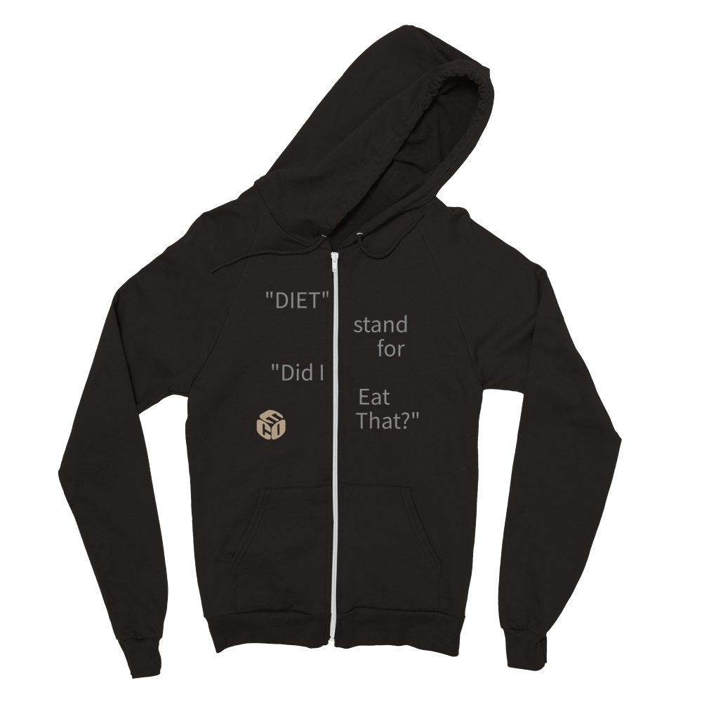 Classic Unisex Zip Hoodie- Color Print on Both Sides