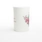 White 10oz Porcelain Slim Mug